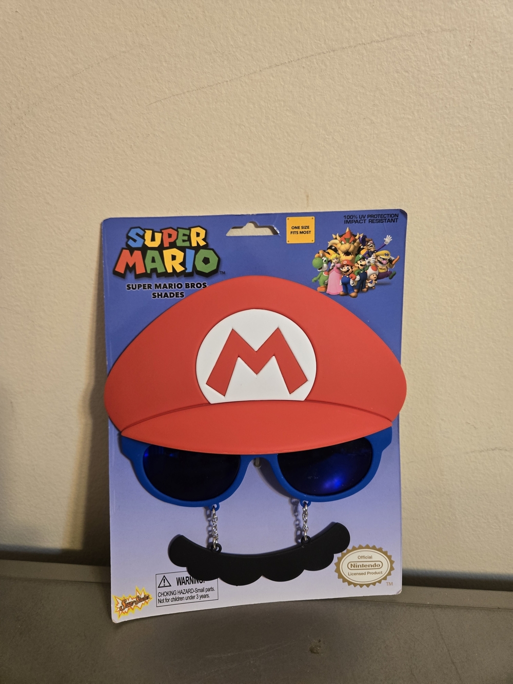 Nintendo Super Mario Sun-Staches Costume Sunglasses
